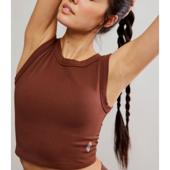 🆕 FP MOVEMENT Free Throw Muscle Tank / Black Walnut - Picture 4 of 10